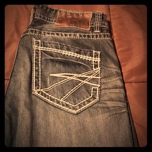 Rock and roll cowboy denim jeans